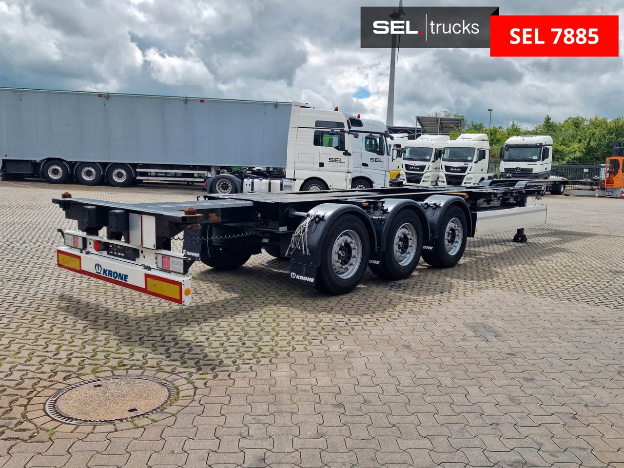 Krone SD / Teleskop / Liftachse - Konteineris-vežimus/ Sukeisti kūną puspriekabė: foto 5 Krone SD / Teleskop / Liftachse - Konteineris-vežimus/ Sukeisti kūną puspriekabė: foto 5