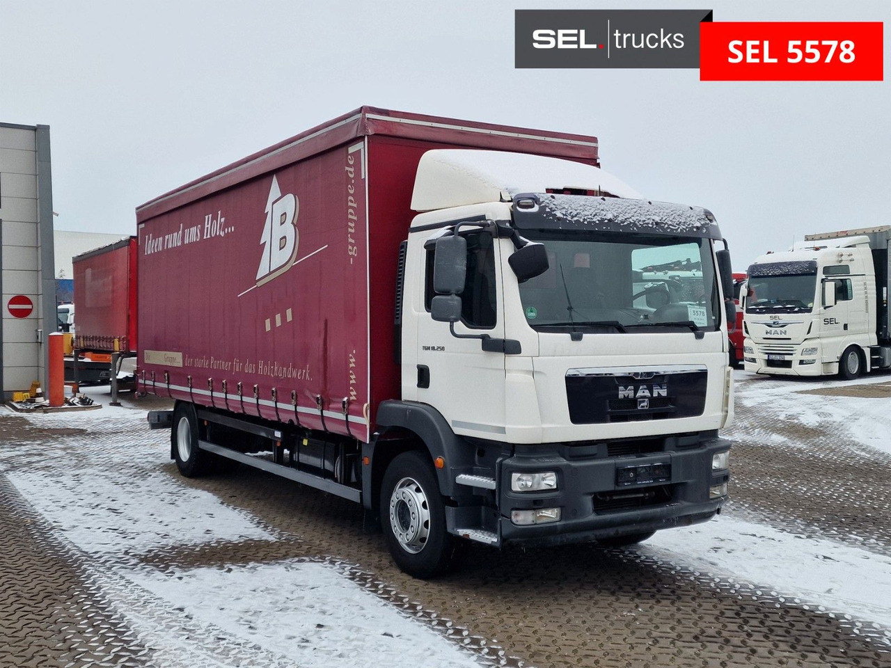 MAN TGM 18.250 4X2 LL / Staplerhalterung - Tentinis sunkvežimis: foto 3 MAN TGM 18.250 4X2 LL / Staplerhalterung - Tentinis sunkvežimis: foto 3