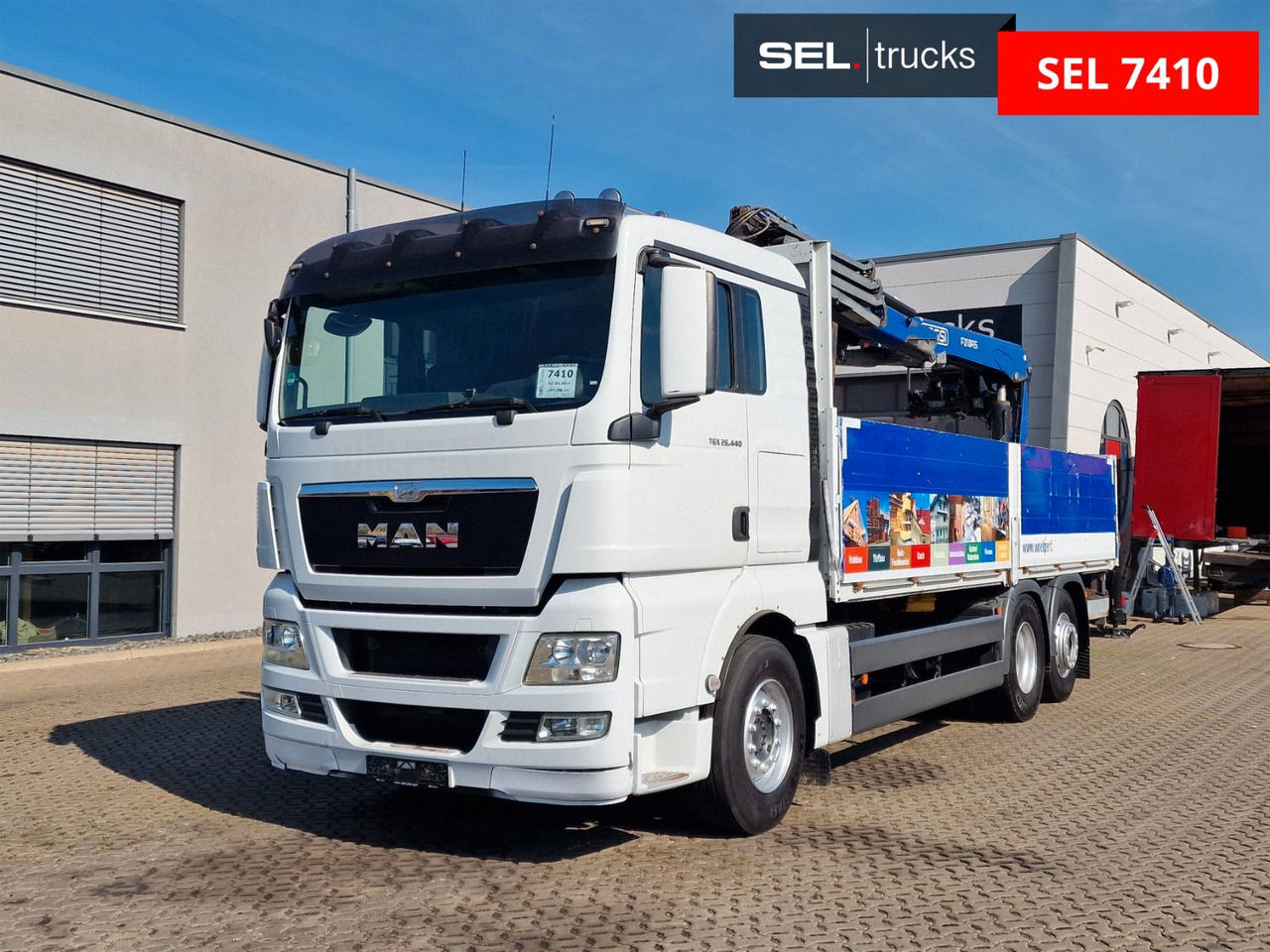 MAN TGX 26.440 6X2-2 LL /Intarder /Fassi /Lenkachse - Sunkvežimis su kranu: foto 1 MAN TGX 26.440 6X2-2 LL /Intarder /Fassi /Lenkachse - Sunkvežimis su kranu: foto 1