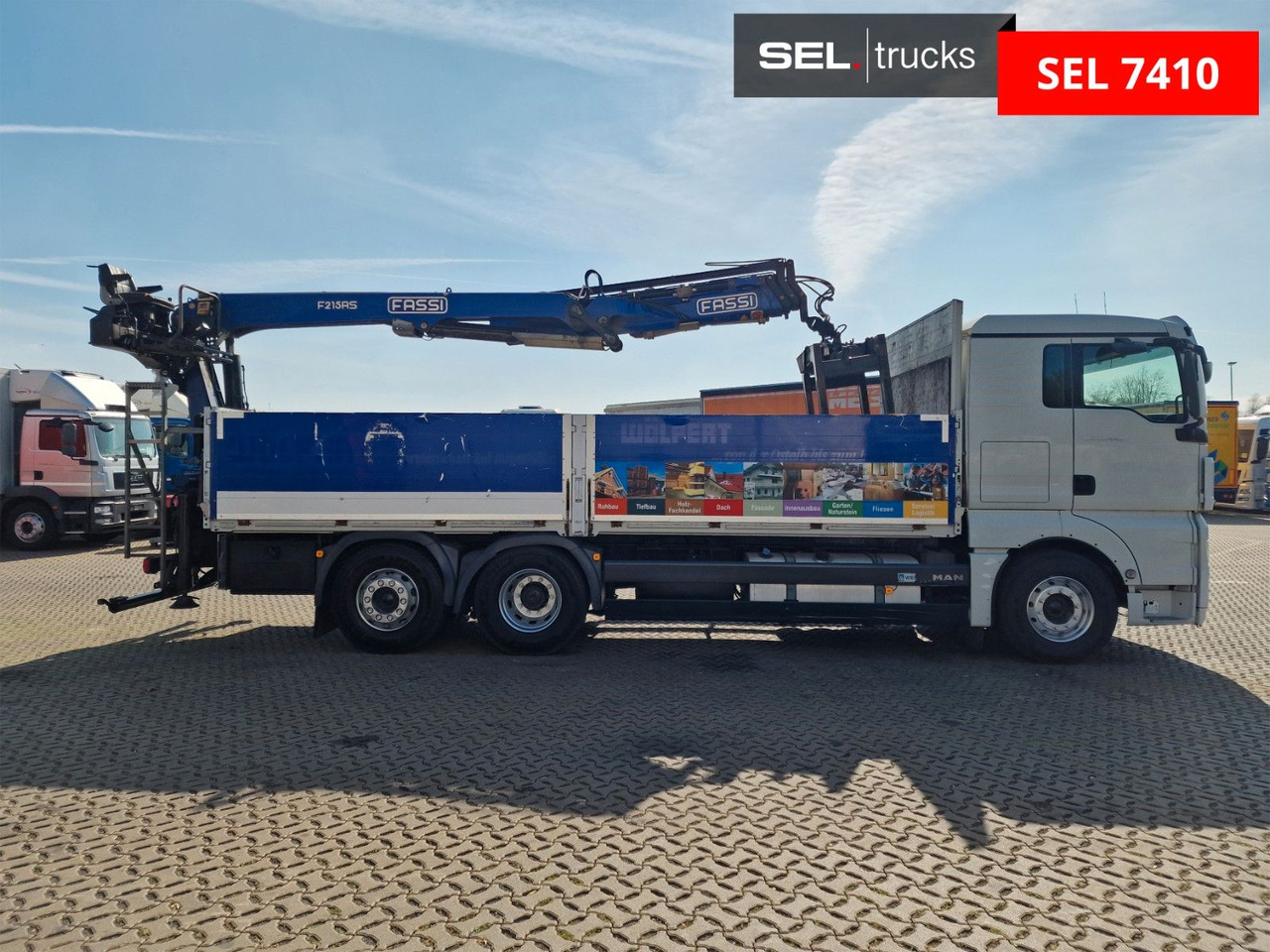 MAN TGX 26.440 6X2-2 LL /Intarder /Fassi /Lenkachse - Sunkvežimis su kranu: foto 4 MAN TGX 26.440 6X2-2 LL /Intarder /Fassi /Lenkachse - Sunkvežimis su kranu: foto 4