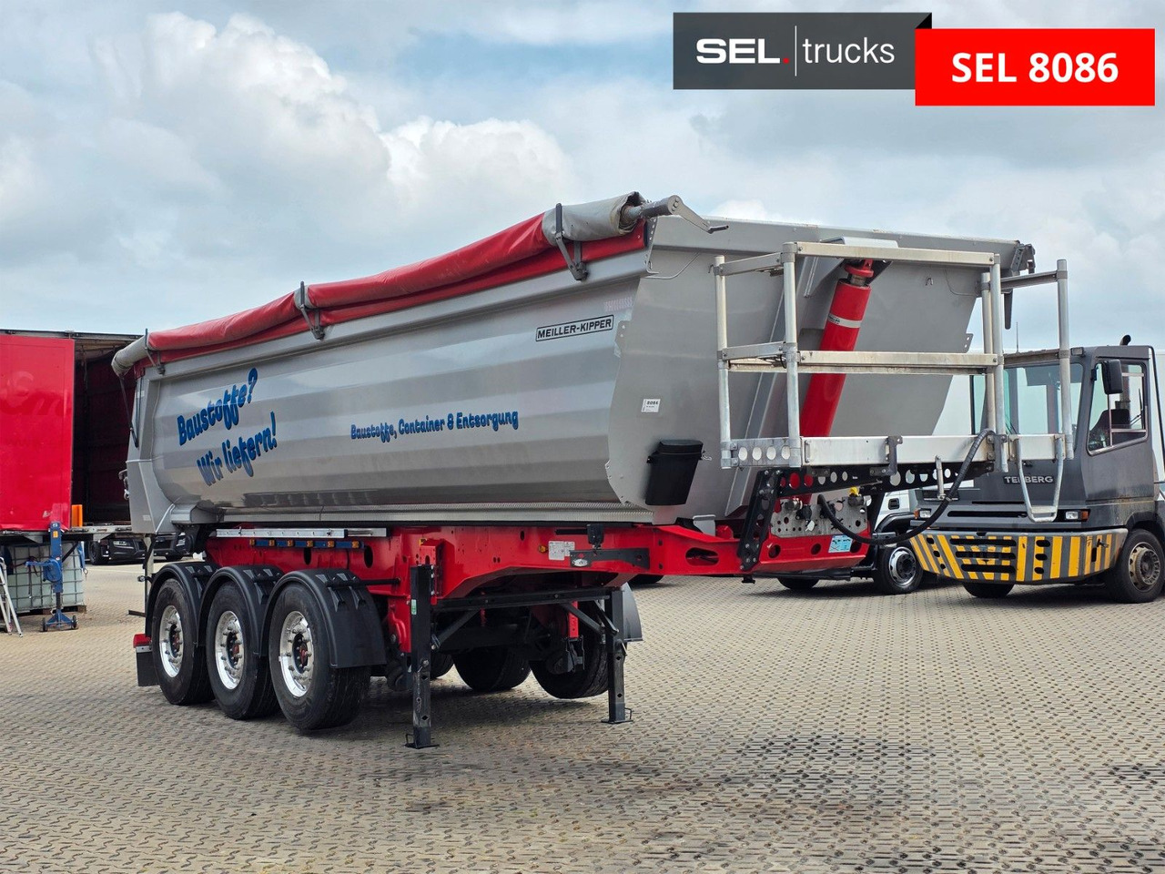 Meiller KISA3 / Alu-Felgen / Liftachse - Savivartis puspriekabė: foto 4 Meiller KISA3 / Alu-Felgen / Liftachse - Savivartis puspriekabė: foto 4