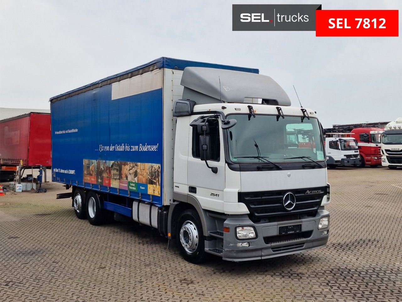 Mercedes-Benz Actros 2541 / Lenkachse / Liftachse / V6 - Tentinis sunkvežimis: foto 3 Mercedes-Benz Actros 2541 / Lenkachse / Liftachse / V6 - Tentinis sunkvežimis: foto 3