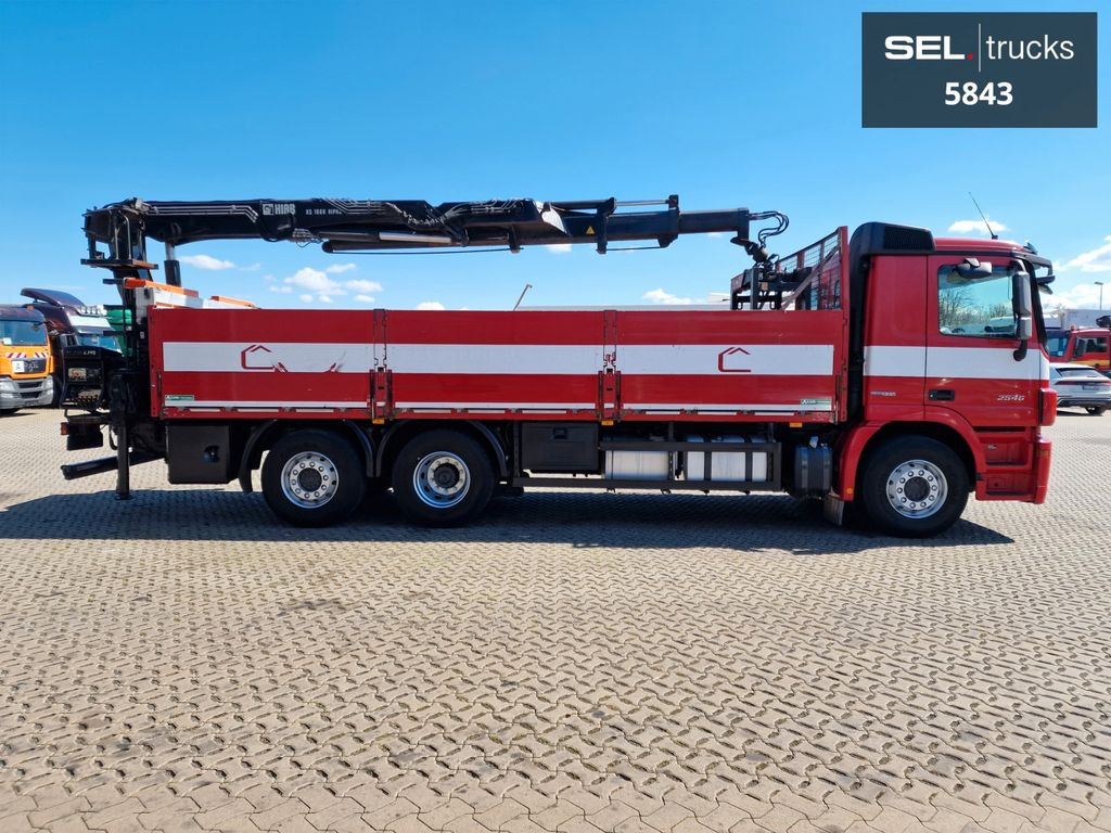 Mercedes-Benz Actros 2546 / HIAB 166K / ADC 4,1t / Lenkachse Mercedes-Benz Actros 2546 / HIAB 166K / ADC 4,1t / Lenkachse - Sunkvežimis su kranu, Platforminis/ Bortinis sunkvežimis: foto 4 Mercedes-Benz Actros 2546 / HIAB 166K / ADC 4,1t / Lenkachse Mercedes-Benz Actros 2546 / HIAB 166K / ADC 4,1t / Lenkachse - Sunkvežimis su kranu, Platforminis/ Bortinis sunkvežimis: foto 4