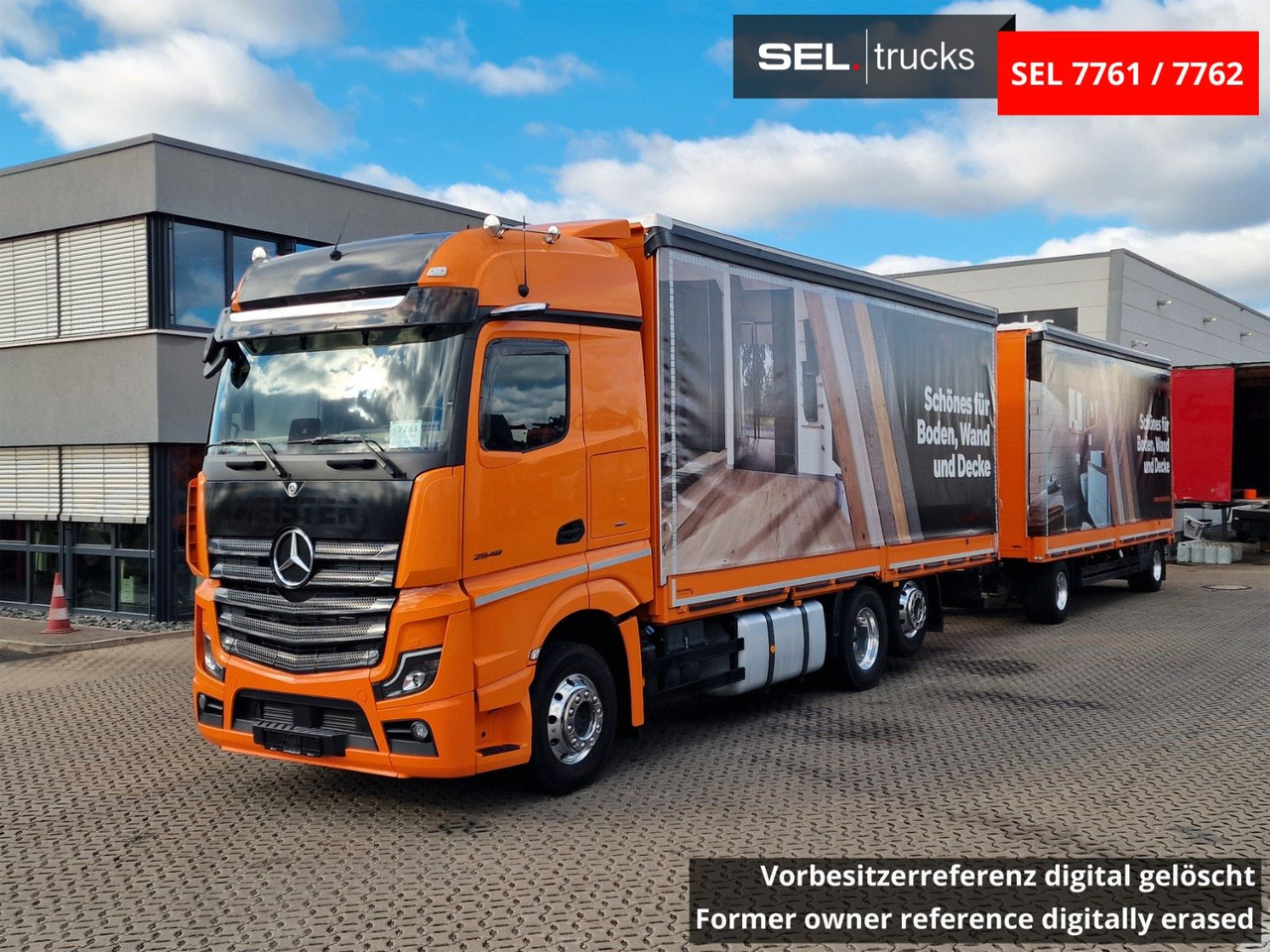 Mercedes-Benz Actros 2548 / Retarder / Euro 6E / Aluklappen - Tentinis sunkvežimis: foto 1 Mercedes-Benz Actros 2548 / Retarder / Euro 6E / Aluklappen - Tentinis sunkvežimis: foto 1