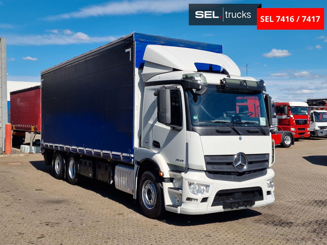 Mercedes-Benz Antos 2543 /Retarder / mit Stapler / Lenkachse - Tentinis sunkvežimis: foto 3 Mercedes-Benz Antos 2543 /Retarder / mit Stapler / Lenkachse - Tentinis sunkvežimis: foto 3
