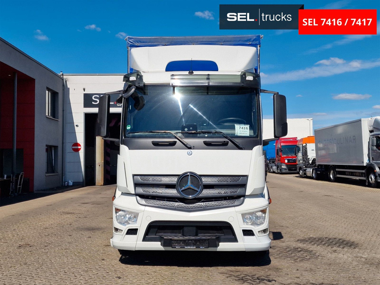 Mercedes-Benz Antos 2543 /Retarder / mit Stapler / Lenkachse - Tentinis sunkvežimis: foto 2 Mercedes-Benz Antos 2543 /Retarder / mit Stapler / Lenkachse - Tentinis sunkvežimis: foto 2