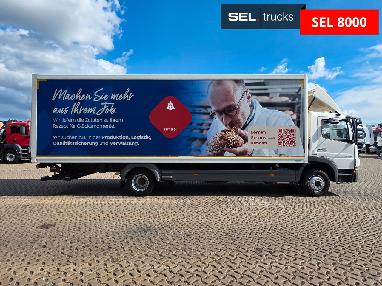 Mercedes-Benz Atego 1218 / Ladebordwand - Furgonas sunkvežimis: foto 4 Mercedes-Benz Atego 1218 / Ladebordwand - Furgonas sunkvežimis: foto 4