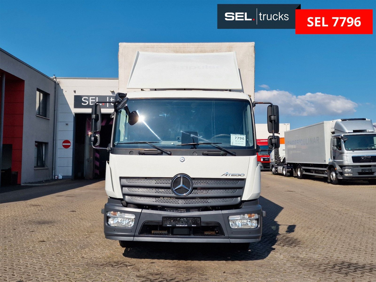 Mercedes-Benz Atego 1221 / Ladebordwand - Tentinis sunkvežimis: foto 2 Mercedes-Benz Atego 1221 / Ladebordwand - Tentinis sunkvežimis: foto 2