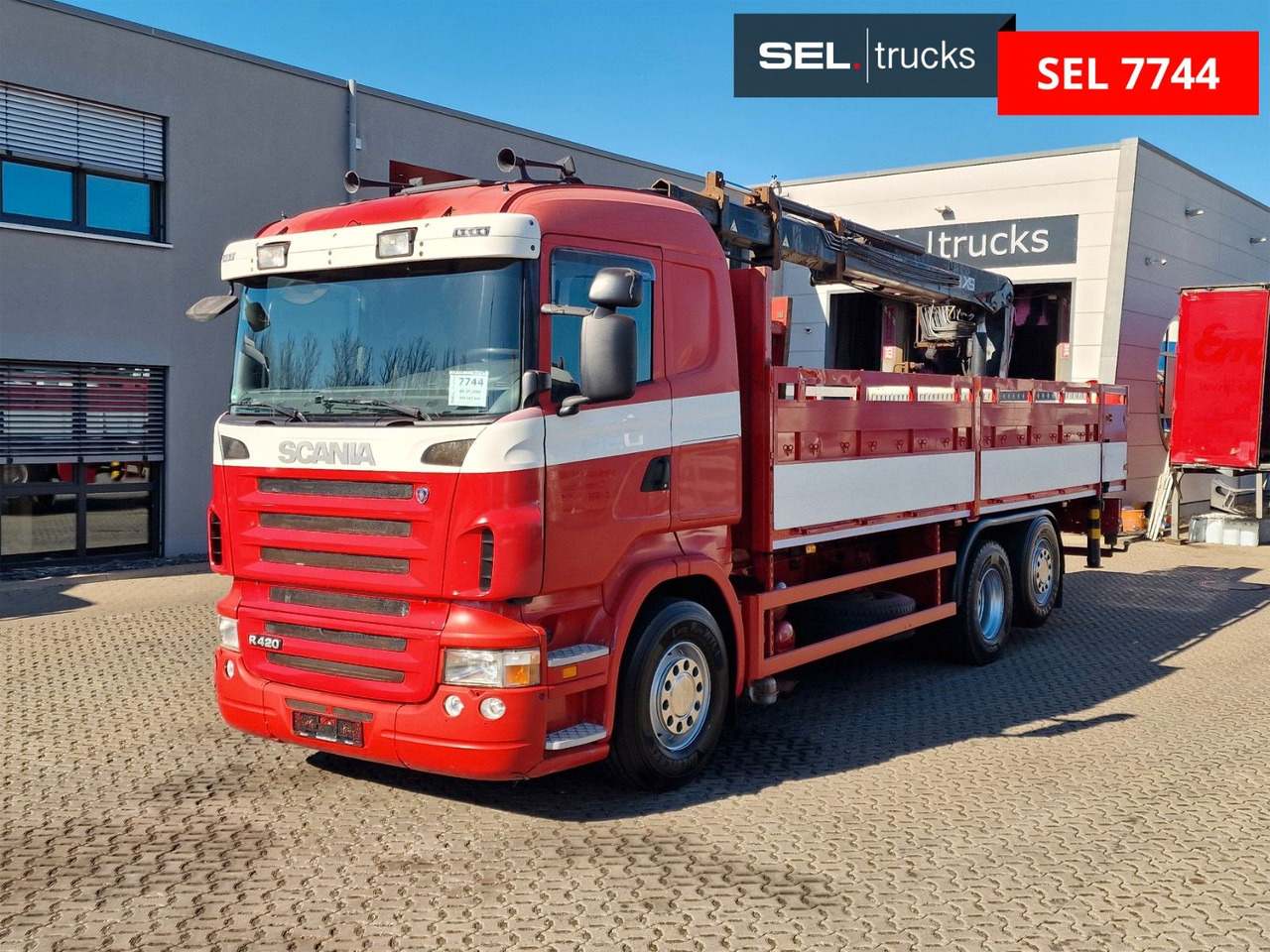 Scania R 340 LB6X2*4MNA /Retarder /HIAB 166K /Lenkachse - Sunkvežimis su kranu: foto 1 Scania R 340 LB6X2*4MNA /Retarder /HIAB 166K /Lenkachse - Sunkvežimis su kranu: foto 1