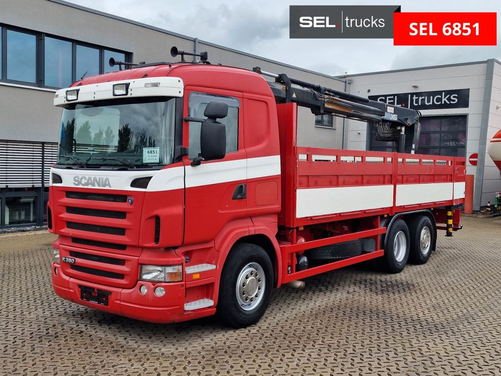Scania R 380 LB6X2*4MNA / Retarder / HIAB / Lenkachse Scania R 380 LB6X2*4MNA / Retarder / HIAB / Lenkachse - Sunkvežimis su kranu, Platforminis/ Bortinis sunkvežimis: foto 1 Scania R 380 LB6X2*4MNA / Retarder / HIAB / Lenkachse Scania R 380 LB6X2*4MNA / Retarder / HIAB / Lenkachse - Sunkvežimis su kranu, Platforminis/ Bortinis sunkvežimis: foto 1