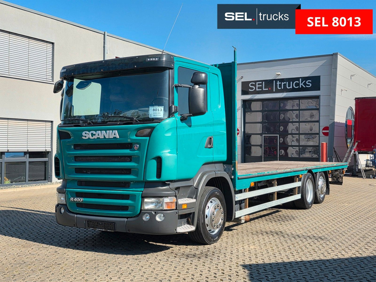 Scania R 400 LB6X2MNA / Retarder - Platforminis/ Bortinis sunkvežimis: foto 1 Scania R 400 LB6X2MNA / Retarder - Platforminis/ Bortinis sunkvežimis: foto 1