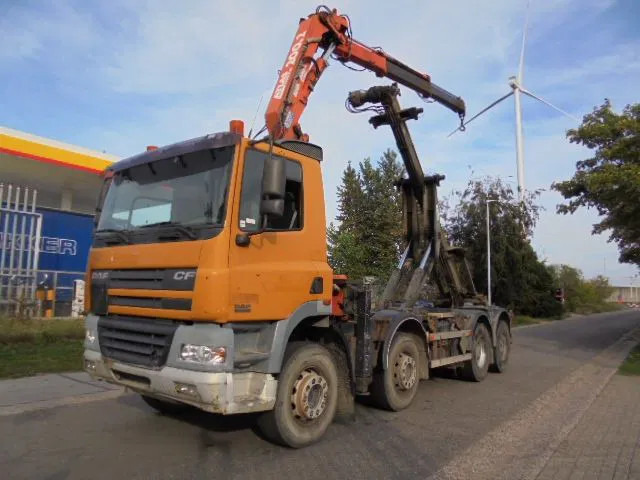 DAF 85.360 8X4 - Sunkvežimis - kabelių sistema, Sunkvežimis su kranu: foto 1 DAF 85.360 8X4 - Sunkvežimis - kabelių sistema, Sunkvežimis su kranu: foto 1