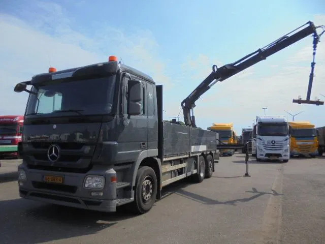 Mercedes-Benz Actros 2532 LTNLA - Platforminis/ Bortinis sunkvežimis, Sunkvežimis su kranu: foto 1 Mercedes-Benz Actros 2532 LTNLA - Platforminis/ Bortinis sunkvežimis, Sunkvežimis su kranu: foto 1
