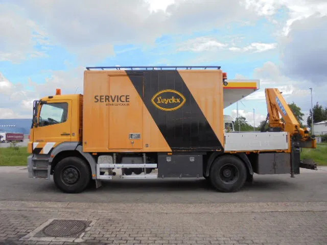 Mercedes-Benz Axor 1828 - Sunkvežimis su kranu: foto 4 Mercedes-Benz Axor 1828 - Sunkvežimis su kranu: foto 4