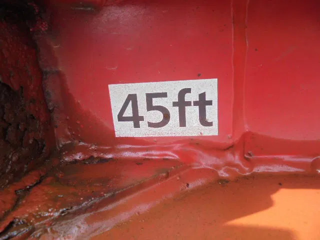 Konteineris-vežimus/ Sukeisti kūną puspriekabė Pacton T3 007 45 FT NL KENTEKEN 10 IN STOCK: foto 7