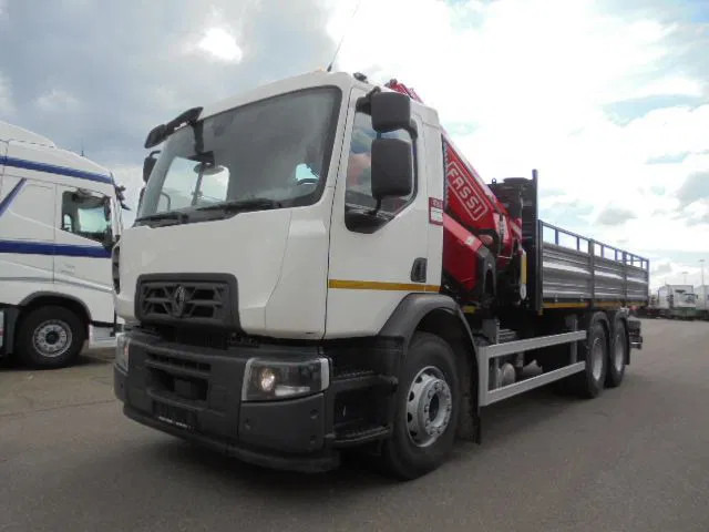 Renault 320 6X4 + FASSI F245 DEMO UNUSED NL TRUCK - Platforminis/ Bortinis sunkvežimis, Sunkvežimis su kranu: foto 1 Renault 320 6X4 + FASSI F245 DEMO UNUSED NL TRUCK - Platforminis/ Bortinis sunkvežimis, Sunkvežimis su kranu: foto 1