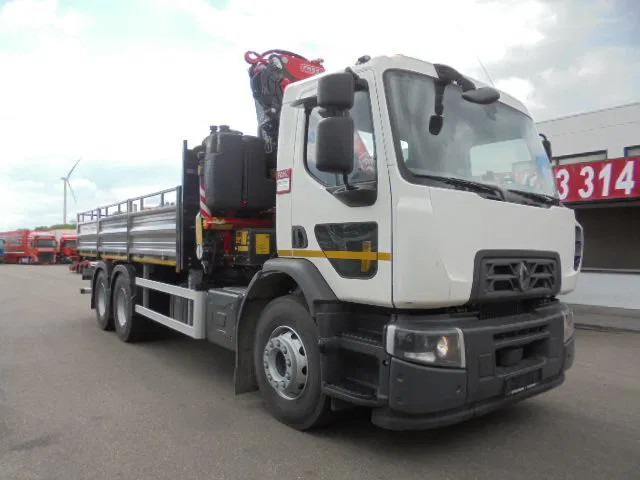 Renault 320 6X4 + FASSI F245 DEMO UNUSED NL TRUCK - Platforminis/ Bortinis sunkvežimis, Sunkvežimis su kranu: foto 2 Renault 320 6X4 + FASSI F245 DEMO UNUSED NL TRUCK - Platforminis/ Bortinis sunkvežimis, Sunkvežimis su kranu: foto 2