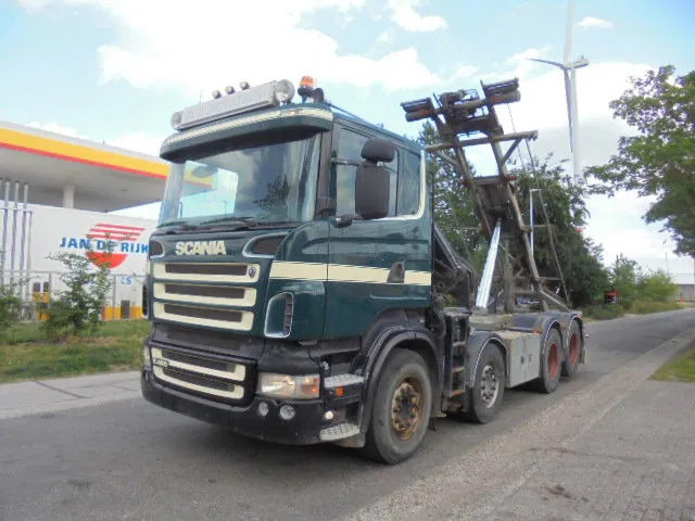 Scania R420 LB 8X2 LIFTAS - Sunkvežimis - kabelių sistema, Sunkvežimis su kranu: foto 2 Scania R420 LB 8X2 LIFTAS - Sunkvežimis - kabelių sistema, Sunkvežimis su kranu: foto 2