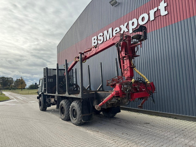 Kamaz 43101, 6x6 - Miškovežis, Sunkvežimis su kranu: foto 4 Kamaz 43101, 6x6 - Miškovežis, Sunkvežimis su kranu: foto 4