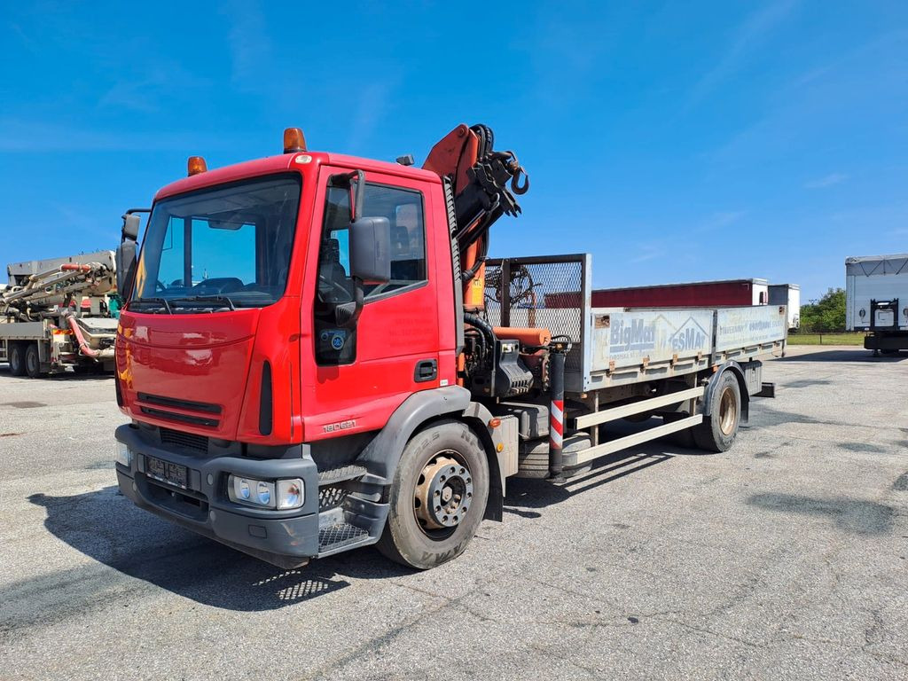 Iveco EuroCargo ML 180E21 Kran PKK12500 Iveco EuroCargo ML 180E21 Kran PKK12500 - Platforminis/ Bortinis sunkvežimis, Sunkvežimis su kranu: foto 1 Iveco EuroCargo ML 180E21 Kran PKK12500 Iveco EuroCargo ML 180E21 Kran PKK12500 - Platforminis/ Bortinis sunkvežimis, Sunkvežimis su kranu: foto 1