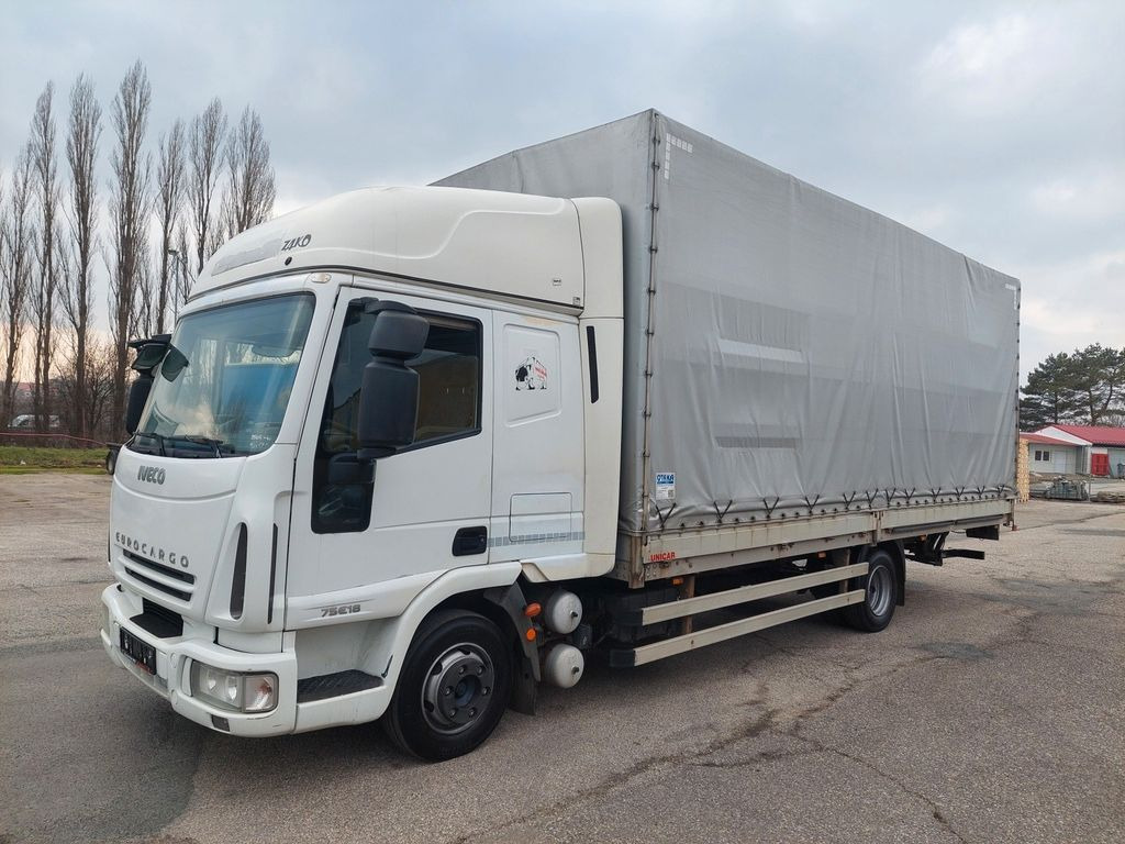 Iveco Eurocargo ML 75E18 4x2 NEUE REIFEN - Tentinis mikroautobusas: foto 1 Iveco Eurocargo ML 75E18 4x2 NEUE REIFEN - Tentinis mikroautobusas: foto 1
