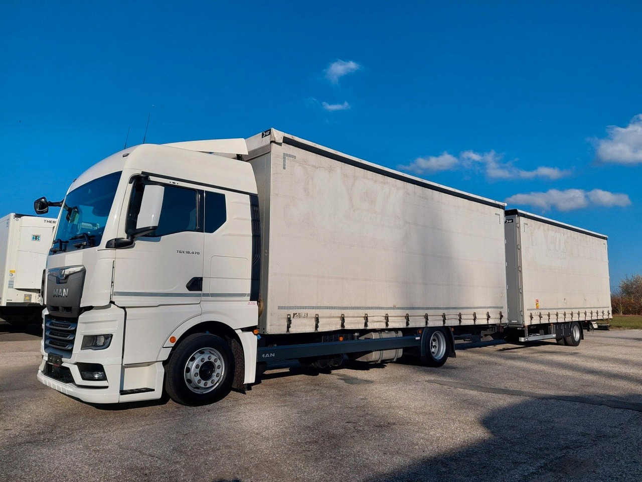 MAN TGX 18.470 LL + Gniotpol G-4080 120 m3 Durchbar - Tentinis sunkvežimis: foto 1 MAN TGX 18.470 LL + Gniotpol G-4080 120 m3 Durchbar - Tentinis sunkvežimis: foto 1