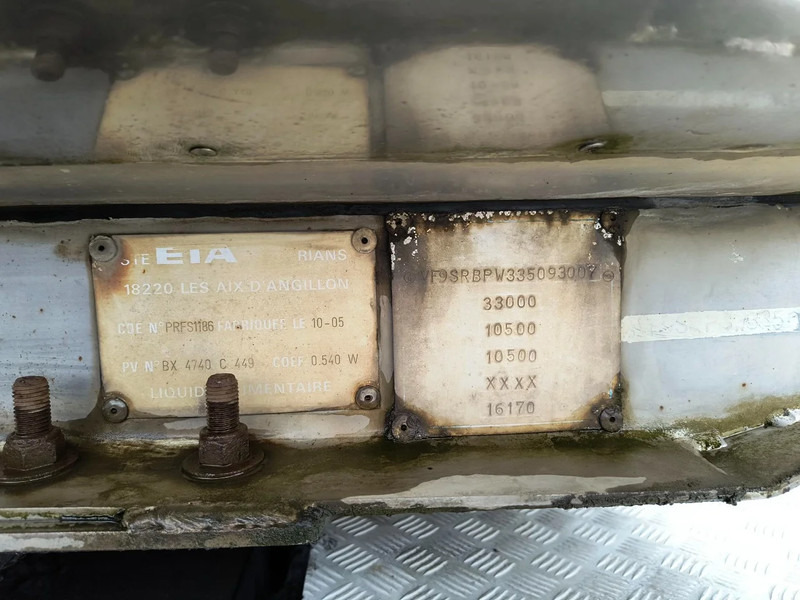 Puspriekabė cisterna pervežimui pieno ETA 25000L INSULATED INOX TANK - 2 COMP: foto 19