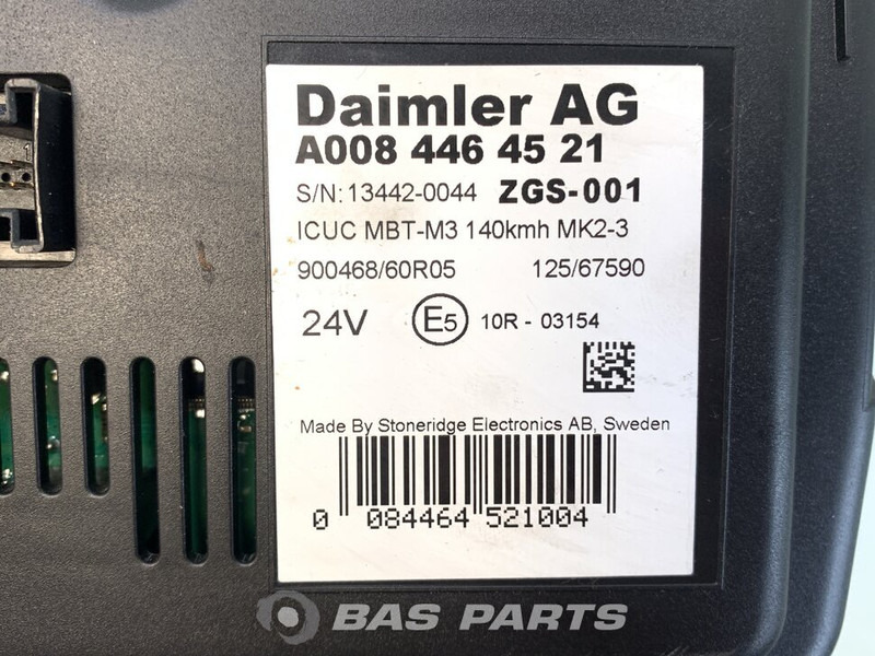 Mercedes-Benz Antos MP4 Combi-Instrument Mercedes A 008 446 45 21 - Prietaisų skydas - Sunkvežimis: foto 3 Mercedes-Benz Antos MP4 Combi-Instrument Mercedes A 008 446 45 21 - Prietaisų skydas - Sunkvežimis: foto 3
