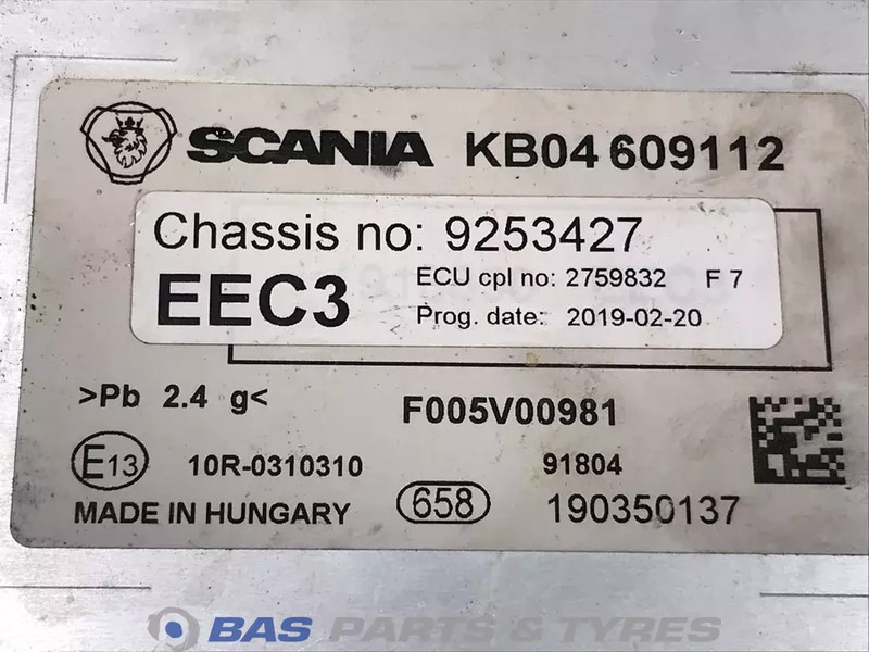 Scania - Elektros sistema - Sunkvežimis: foto 2 Scania - Elektros sistema - Sunkvežimis: foto 2