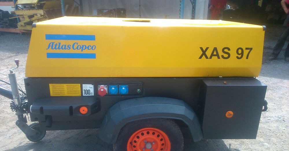 Kompresor Atlas Copco Atlas copco XAS 97 2015 Kompresor sprężarka śrubowa+ agregat prądotwórczy 12KVA - Oro kompresorius: foto 1 Kompresor Atlas Copco Atlas copco XAS 97 2015 Kompresor sprężarka śrubowa+ agregat prądotwórczy 12KVA - Oro kompresorius: foto 1