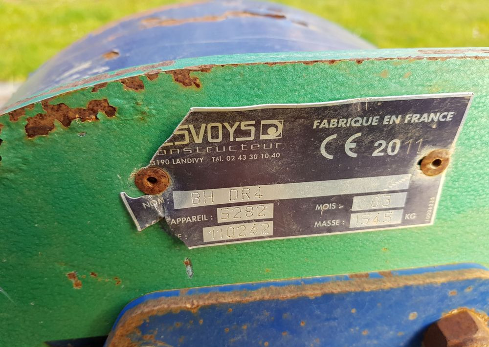 Kosiarka bijakowa Desvoys BH DR4 2011 - Žolės smulkintuvas: foto 5 Kosiarka bijakowa Desvoys BH DR4 2011 - Žolės smulkintuvas: foto 5