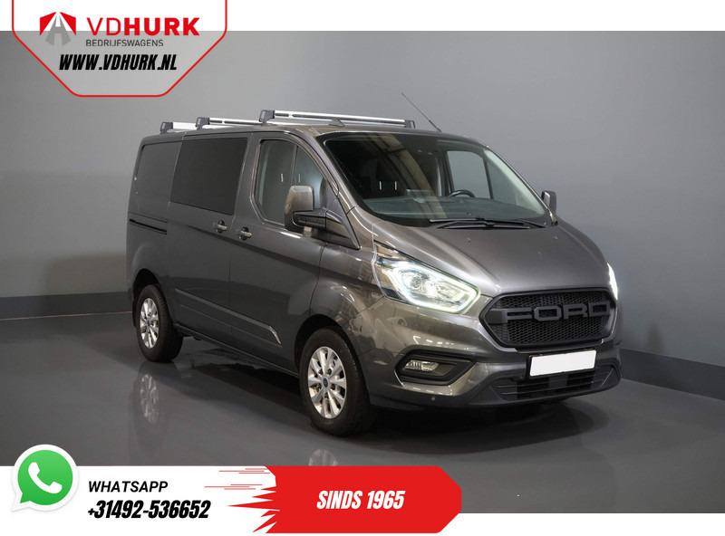 Ford Transit Custom 2.0 TDCI 130 pk Aut. DC Dubbel Cabine Limited 2x Schuifdeur/ CarPlay/ Stoelverw./ Cruise/ LMV/ Navi/ Cruise/ PDC - Mažas furgonas: foto 1 Ford Transit Custom 2.0 TDCI 130 pk Aut. DC Dubbel Cabine Limited 2x Schuifdeur/ CarPlay/ Stoelverw./ Cruise/ LMV/ Navi/ Cruise/ PDC - Mažas furgonas: foto 1