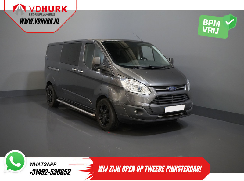 Ford Transit Custom 2.0 TDCI 170 pk E6 Aut. L2 Limited DC Dubbel Cabine BPM VRIJ 2x Schuifdeur/ Stoelverw./ Navi/ Cruise/ Camera/ PDC/ Trekhaak - Mažas furgonas, Komercinis automobilis su dviguba kabina: foto 1 Ford Transit Custom 2.0 TDCI 170 pk E6 Aut. L2 Limited DC Dubbel Cabine BPM VRIJ 2x Schuifdeur/ Stoelverw./ Navi/ Cruise/ Camera/ PDC/ Trekhaak - Mažas furgonas, Komercinis automobilis su dviguba kabina: foto 1
