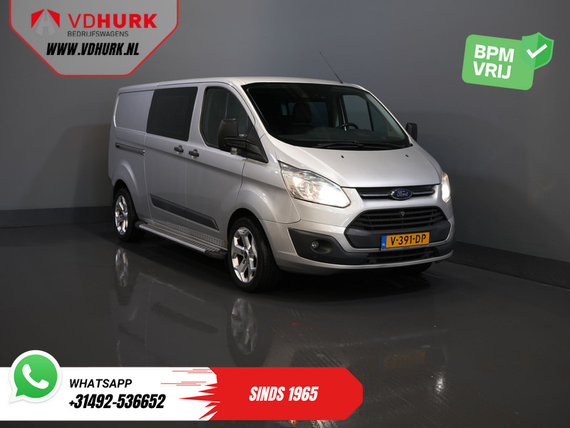 Ford Transit Custom 2.2 TDCI Trend Dubbel Cabine DC L2 BPM VRIJ! NL Auto/ Leder/ Stoelverw./ Camera/ PDC/ LMV/ Sidesteps - Mažas furgonas, Komercinis automobilis su dviguba kabina: foto 1 Ford Transit Custom 2.2 TDCI Trend Dubbel Cabine DC L2 BPM VRIJ! NL Auto/ Leder/ Stoelverw./ Camera/ PDC/ LMV/ Sidesteps - Mažas furgonas, Komercinis automobilis su dviguba kabina: foto 1