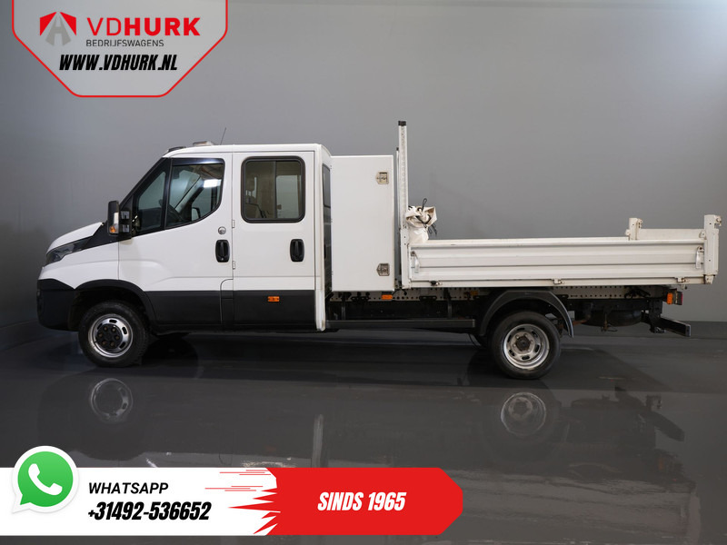 Bortinis automobilis, Komercinis automobilis su dviguba kabina Iveco Daily 35C14D 2.3 140 pk Aut. ZF DC Dubbel Cabine 6 Pers./ Kipper/ Pick Up/ Open Laadbak/ Kieper/ 3.5t Trekverm./ Dubbel Lucht/ Gev.Sto: foto 10