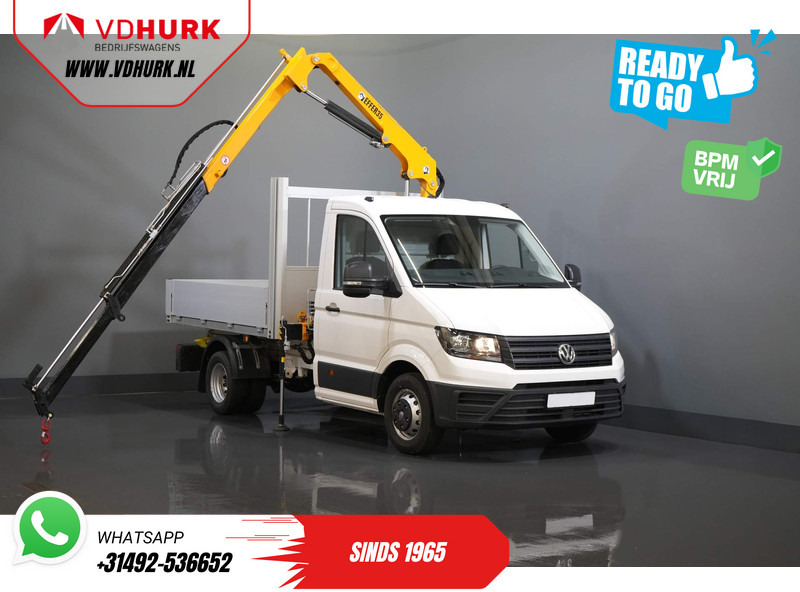 Volkswagen Crafter 50 165 pk Effer 352S Kraan/ Crane/ Kran/ Autokran/ PTO/ Open laadbak/ Dubbel Lucht - Komercinis automobilis: foto 1 Volkswagen Crafter 50 165 pk Effer 352S Kraan/ Crane/ Kran/ Autokran/ PTO/ Open laadbak/ Dubbel Lucht - Komercinis automobilis: foto 1