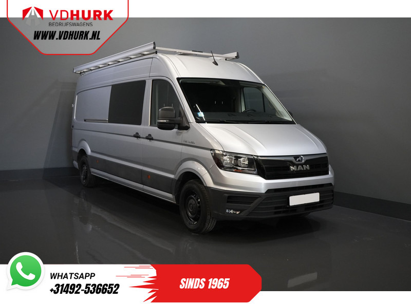 MAN TGE 3.180 180 pk DSG Aut. L4H3 DC Dubbel Cabine BPM VRIJ! 7 pers./ 270Gr. Deuren/ Carplay/ Imperiaal + Trap/ Gev.Stoel/ Cruise/ Came - Krovininis mikroautobusas, Komercinis automobilis su dviguba kabina: foto 1 MAN TGE 3.180 180 pk DSG Aut. L4H3 DC Dubbel Cabine BPM VRIJ! 7 pers./ 270Gr. Deuren/ Carplay/ Imperiaal + Trap/ Gev.Stoel/ Cruise/ Came - Krovininis mikroautobusas, Komercinis automobilis su dviguba kabina: foto 1