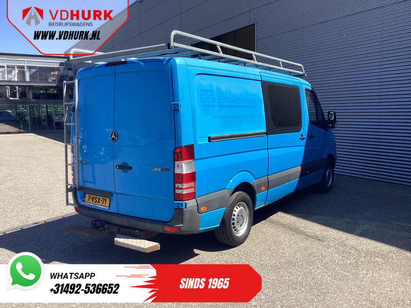 Krovininis mikroautobusas, Komercinis automobilis su dviguba kabina Mercedes-Benz Sprinter 313 2.2 CDI Aut. L2 DC Dubbel Cabine EXPORT ONLY Airco/ 2.8t Trekverm./ Imperiaal & Trap: foto 9
