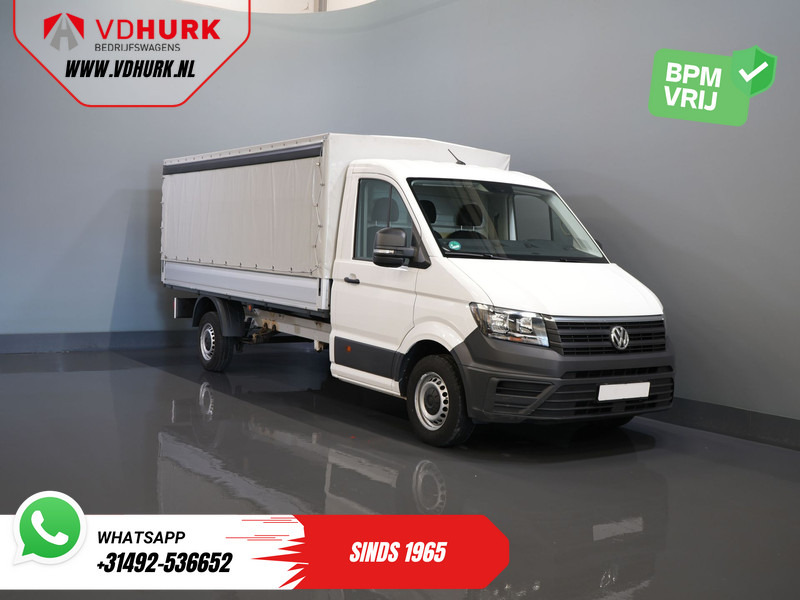 Volkswagen Crafter 35 2.0 TDI 180 pk DSG Aut. BPM VRIJ! 430x203 Open laadbak/ Schuifzeil/ Huif/ Climate/ Adapt. Cruise/ Camera/ Carplay - Bortinis automobilis: foto 1 Volkswagen Crafter 35 2.0 TDI 180 pk DSG Aut. BPM VRIJ! 430x203 Open laadbak/ Schuifzeil/ Huif/ Climate/ Adapt. Cruise/ Camera/ Carplay - Bortinis automobilis: foto 1
