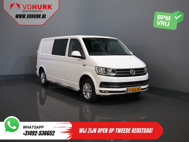 Volkswagen Transporter T6 2.0 TDI 150 pk DSG Aut. L2 Highline E6 DC Dubbel Cabine BPM VRIJ! Carplay/ Alarm/ Leder/ Cruise/ PDC/ Sidebars/ Trekhaak/ LMV - Mažas furgonas, Komercinis automobilis su dviguba kabina: foto 1 Volkswagen Transporter T6 2.0 TDI 150 pk DSG Aut. L2 Highline E6 DC Dubbel Cabine BPM VRIJ! Carplay/ Alarm/ Leder/ Cruise/ PDC/ Sidebars/ Trekhaak/ LMV - Mažas furgonas, Komercinis automobilis su dviguba kabina: foto 1