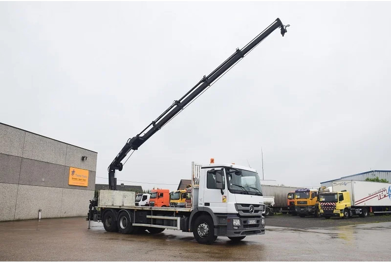 Mercedes-Benz Actros 2641 - Platforminis/ Bortinis sunkvežimis, Sunkvežimis su kranu: foto 1 Mercedes-Benz Actros 2641 - Platforminis/ Bortinis sunkvežimis, Sunkvežimis su kranu: foto 1