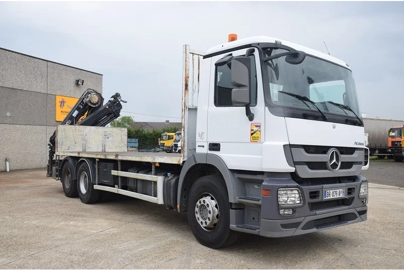 Mercedes-Benz Actros 2641 - Platforminis/ Bortinis sunkvežimis, Sunkvežimis su kranu: foto 4 Mercedes-Benz Actros 2641 - Platforminis/ Bortinis sunkvežimis, Sunkvežimis su kranu: foto 4