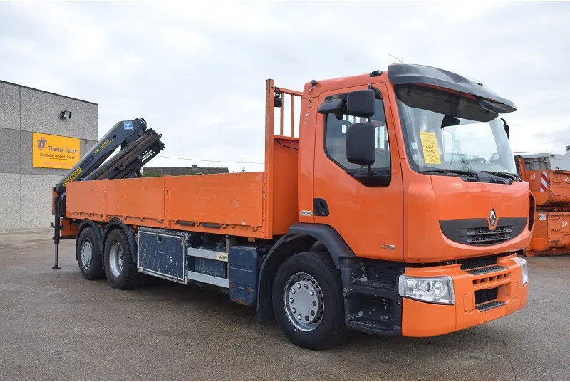 Renault Premium 410 - Platforminis/ Bortinis sunkvežimis, Sunkvežimis su kranu: foto 4 Renault Premium 410 - Platforminis/ Bortinis sunkvežimis, Sunkvežimis su kranu: foto 4