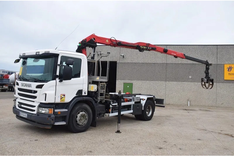 Scania P280 - Sunkvežimis su kranu: foto 1 Scania P280 - Sunkvežimis su kranu: foto 1