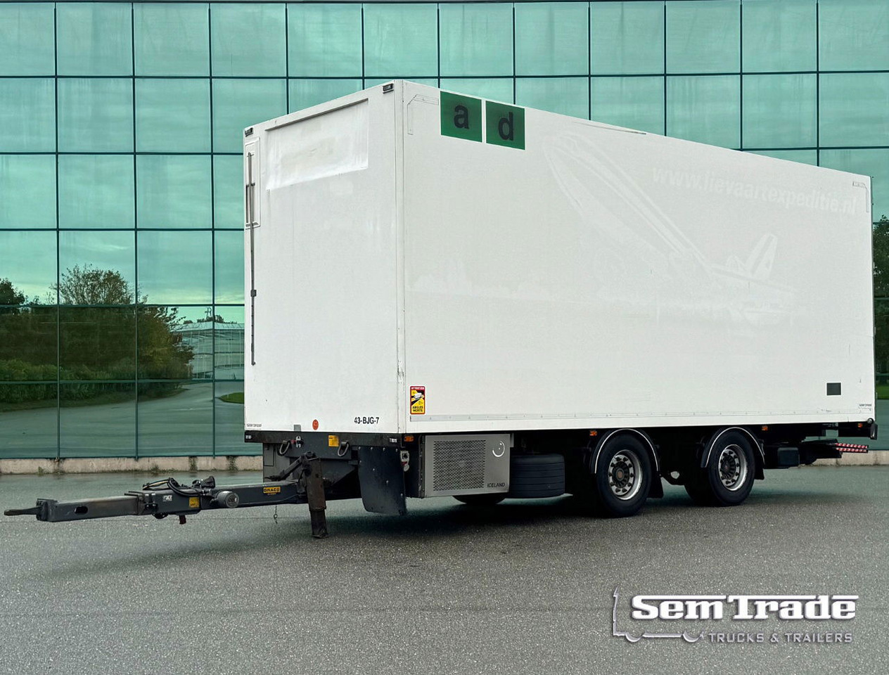 DRACO MZS 218 Wipkar 750 x 250 x 290 CM Inside Tail Lift 2021 TRS Iceland TOP Condition NL Trailertrailer - Refrižeratorius priekaba: foto 1 DRACO MZS 218 Wipkar 750 x 250 x 290 CM Inside Tail Lift 2021 TRS Iceland TOP Condition NL Trailertrailer - Refrižeratorius priekaba: foto 1