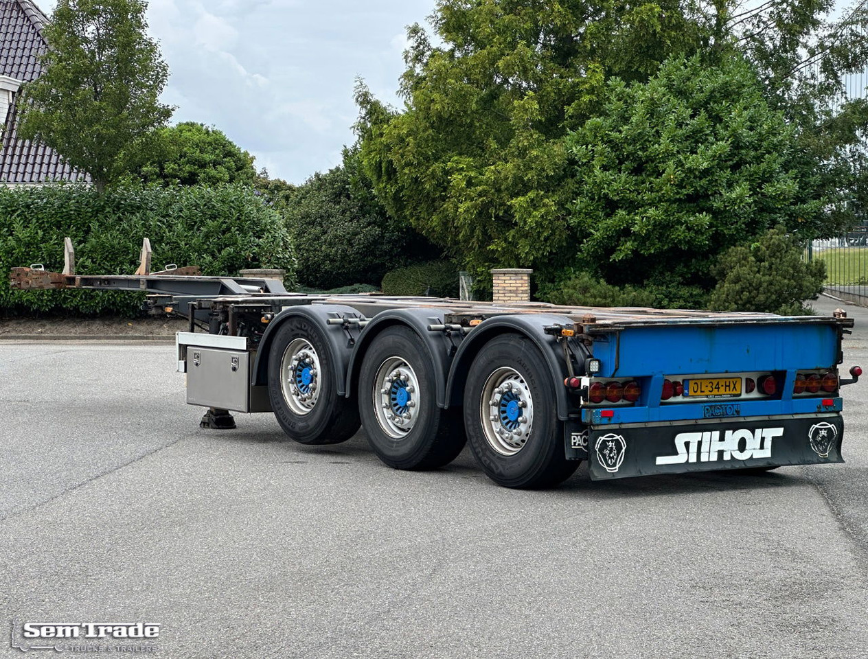 Pacton TXC.343.KB Front+Middle+Back Slider Lift Axle Steering Axle NL-Trailer - Konteineris-vežimus/ Sukeisti kūną puspriekabė: foto 3 Pacton TXC.343.KB Front+Middle+Back Slider Lift Axle Steering Axle NL-Trailer - Konteineris-vežimus/ Sukeisti kūną puspriekabė: foto 3