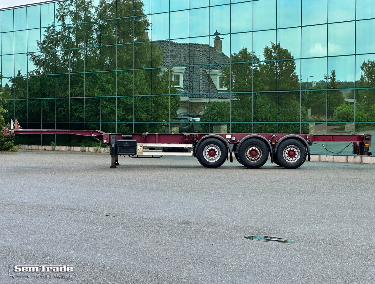 Renders ROC 12.27 CC Back Slider Lift Axle Disc Brakes Belgium-Trailer 2 Pieces - Konteineris-vežimus/ Sukeisti kūną puspriekabė: foto 2 Renders ROC 12.27 CC Back Slider Lift Axle Disc Brakes Belgium-Trailer 2 Pieces - Konteineris-vežimus/ Sukeisti kūną puspriekabė: foto 2