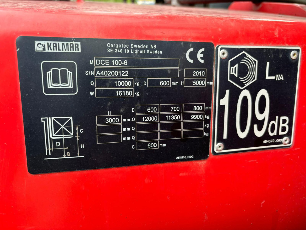 Dyzelinis krautuvas Kalmar DCE 100-6: foto 10