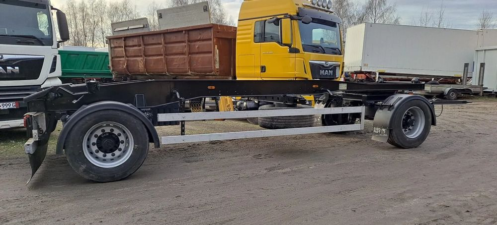 Huffermann Przyczepa na wózku HAR 1870 do hakowca - Kablio/ Skip loader priekaba: foto 1 Huffermann Przyczepa na wózku HAR 1870 do hakowca - Kablio/ Skip loader priekaba: foto 1