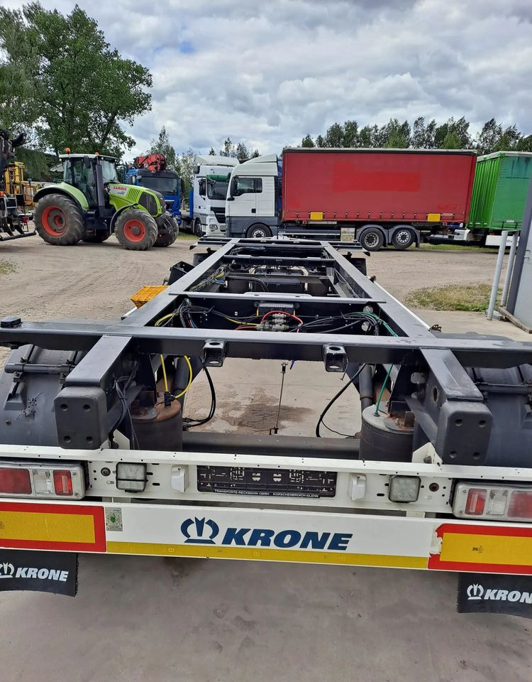 Krone Przyczepa Krone - Konteineris-vežimus/ Sukeisti kūną priekaba: foto 1 Krone Przyczepa Krone - Konteineris-vežimus/ Sukeisti kūną priekaba: foto 1